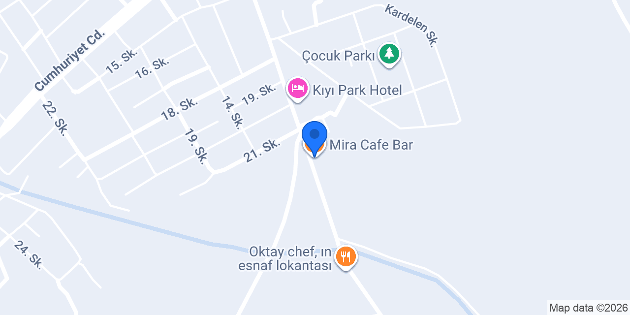 Mira Cafe Bar konumu