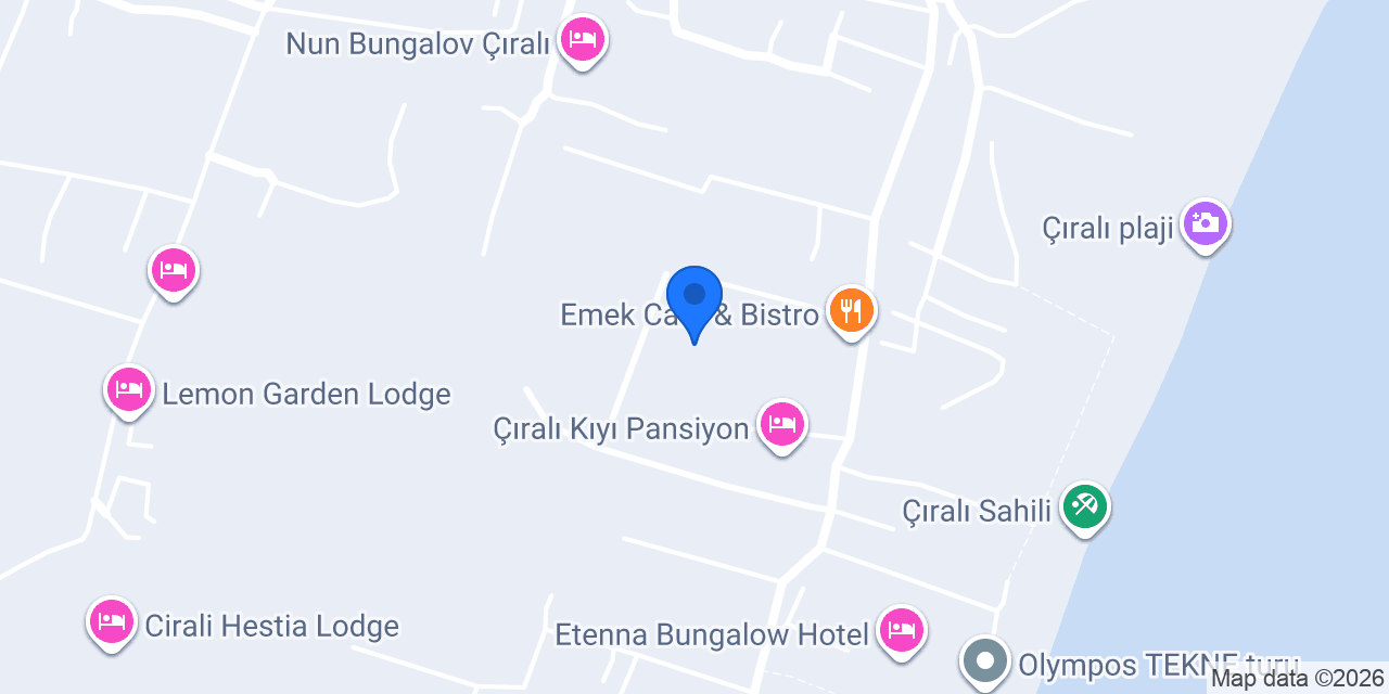 Kervan Pansiyon konumu