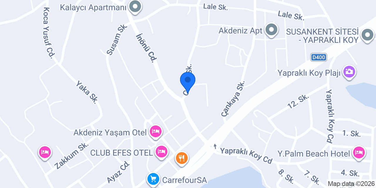 Bulut Apart konumu