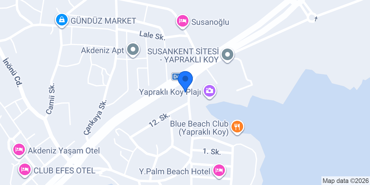 DENİZ PANSİYON konumu