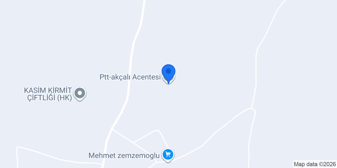 Ptt-akçalı Acentesi konumu