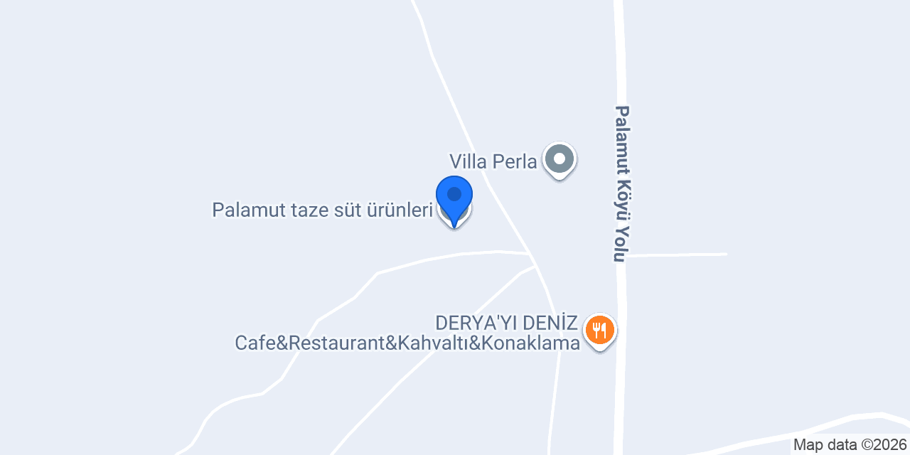 Palamut taze süt ürünleri konumu