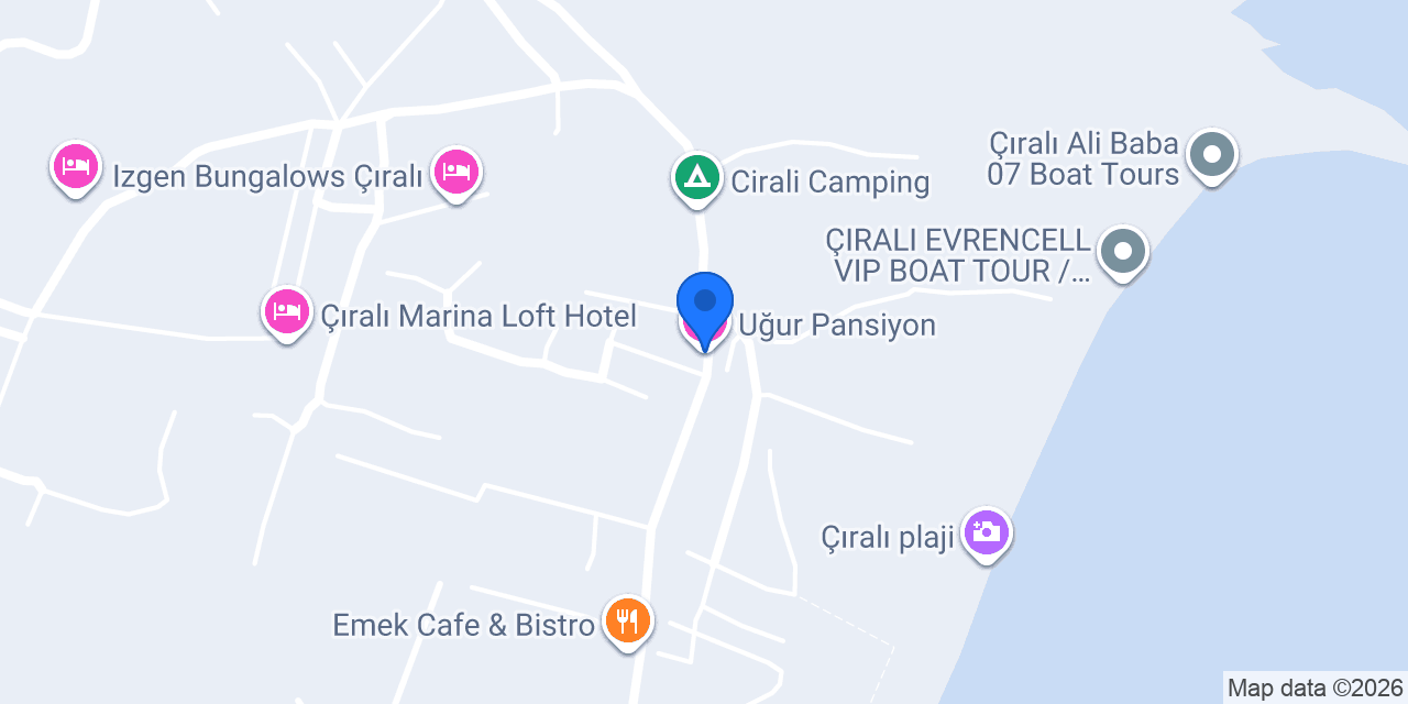 Uğur Pansiyon konumu