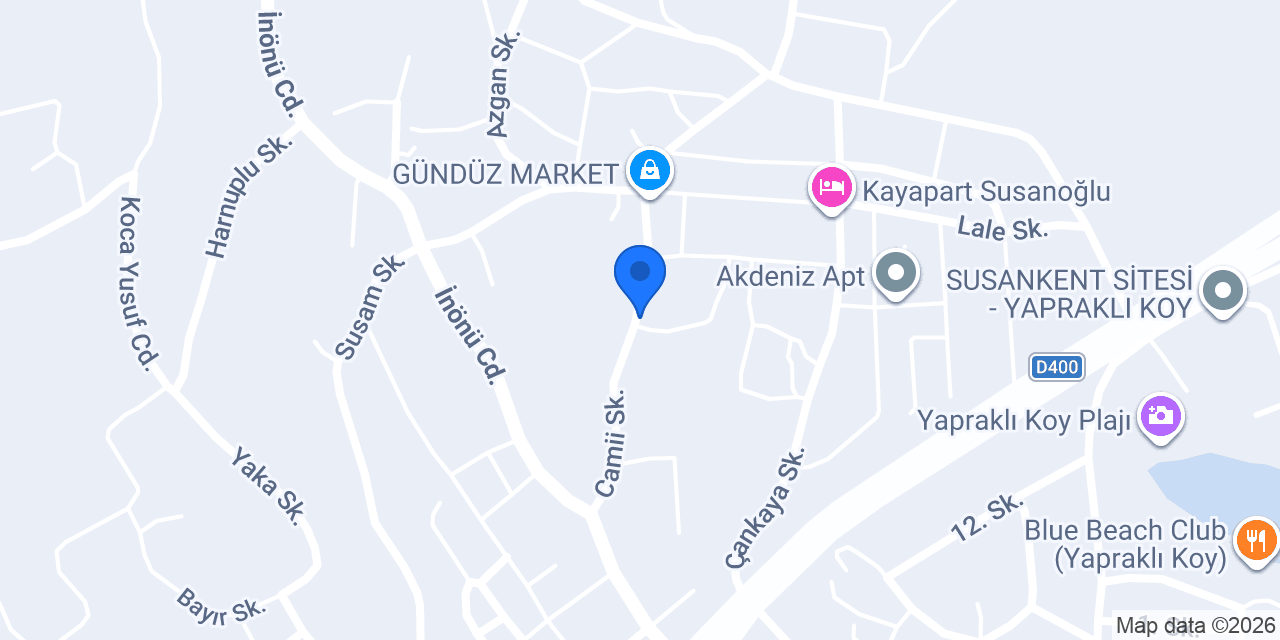 Yıldız Seda Pansiyon konumu