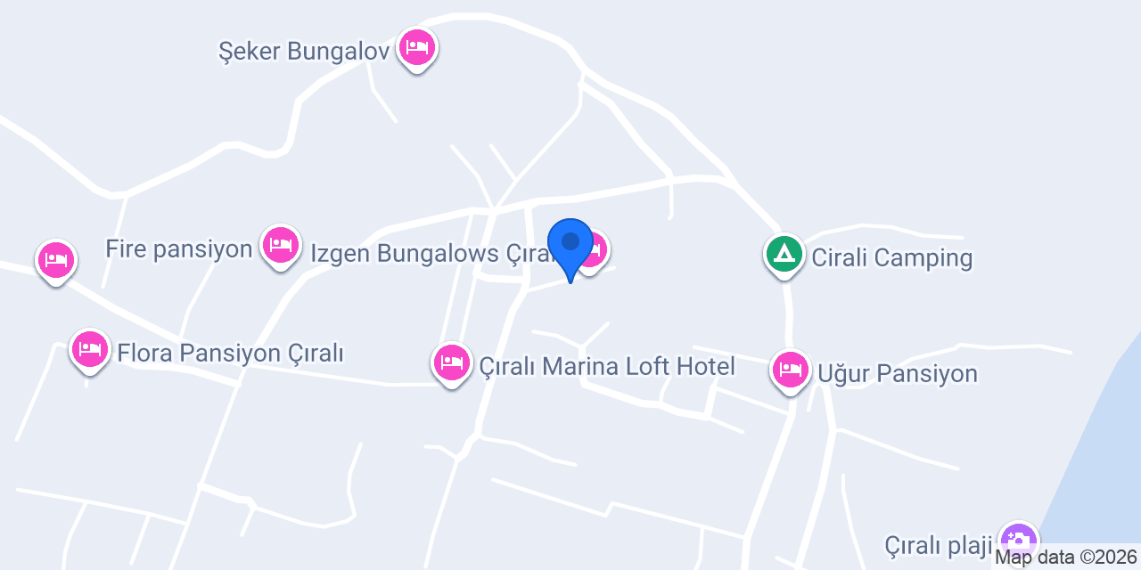 Arlin Bungalows Chimeara-Çıralı konumu