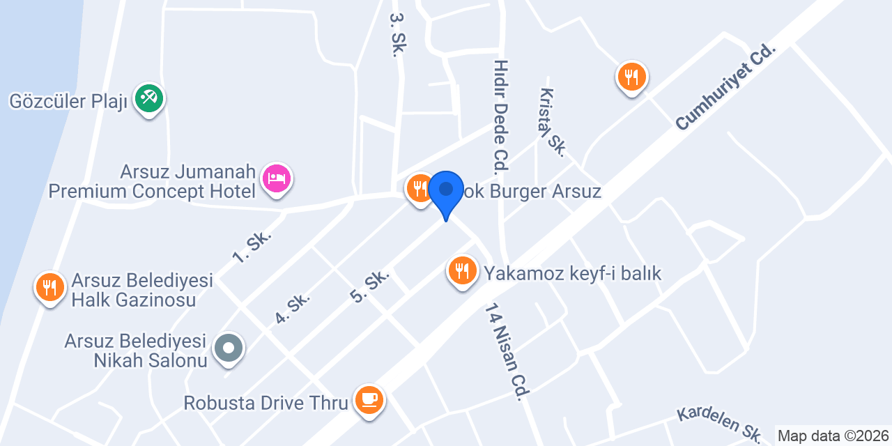 Deniz Bungalov Evleri konumu