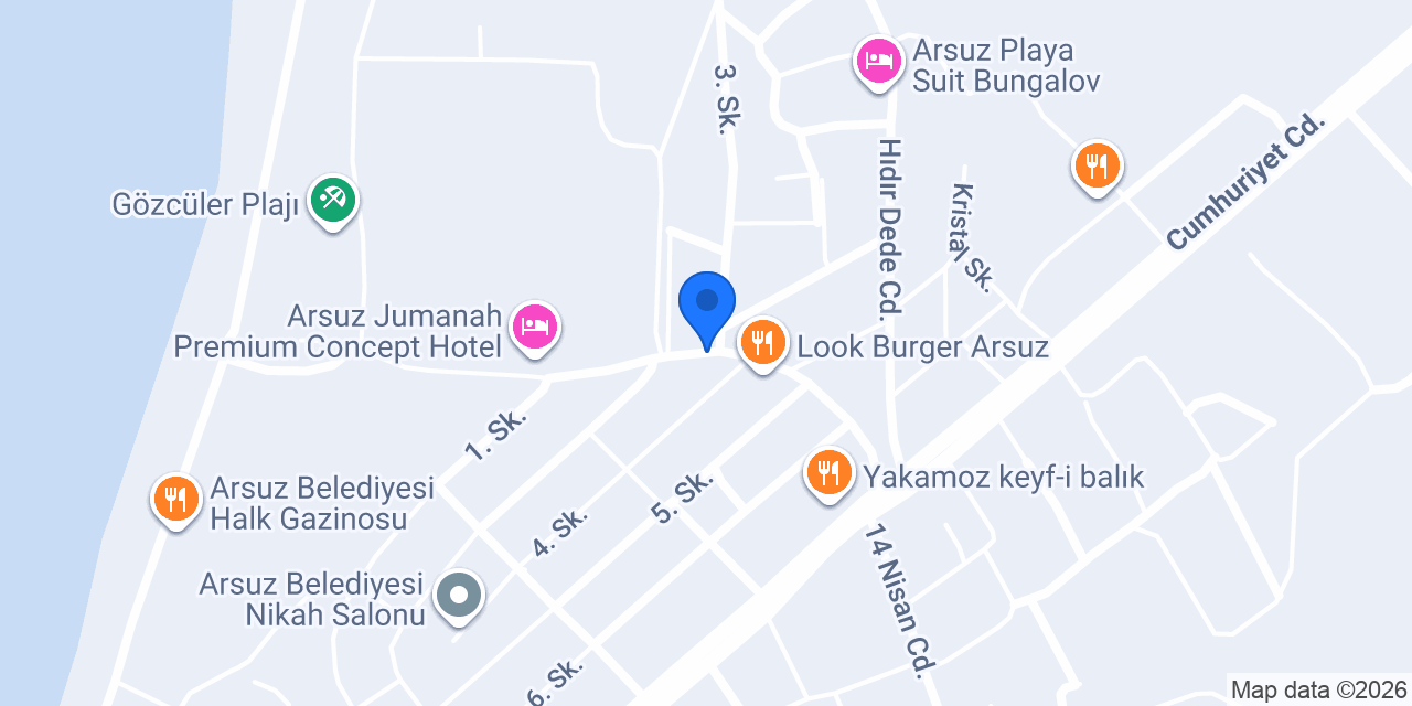Oktay Apart Otel konumu