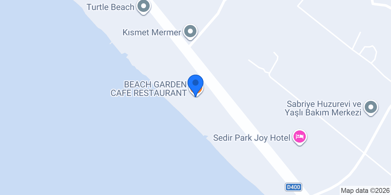 BEACH GARDEN CAFE RESTAURANT konumu