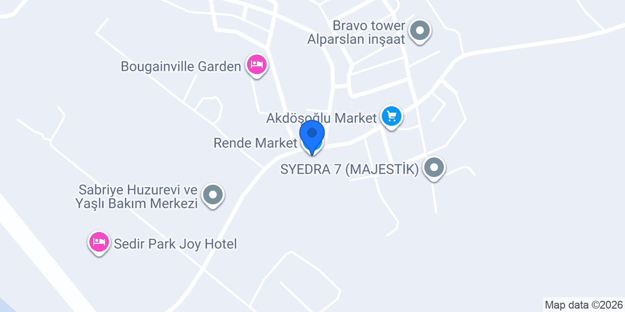 Rende Market konumu