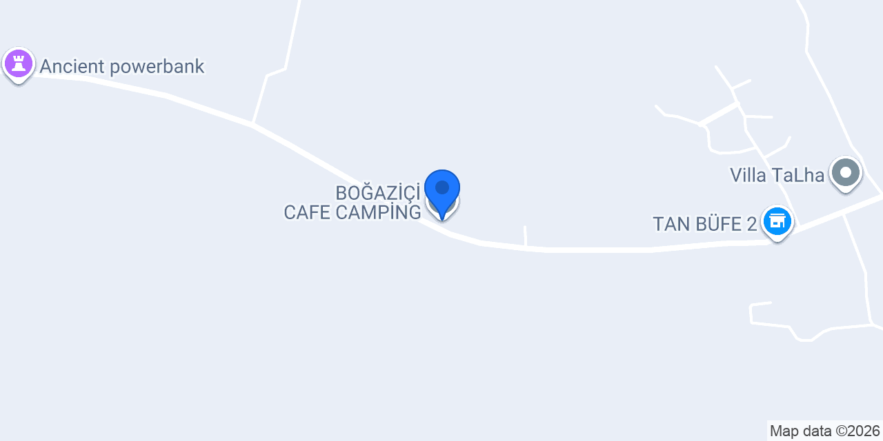 BOĞAZİÇİ CAFE CAMPİNG konumu