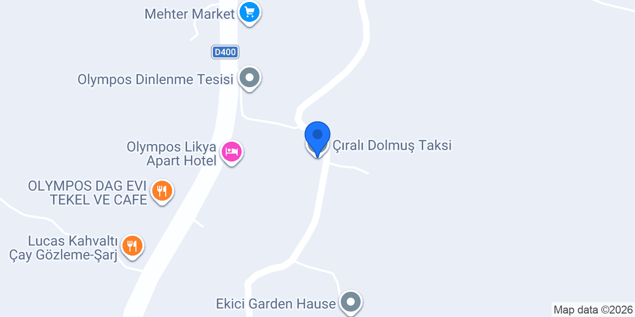 Çıralı Dolmuş Taksi konumu