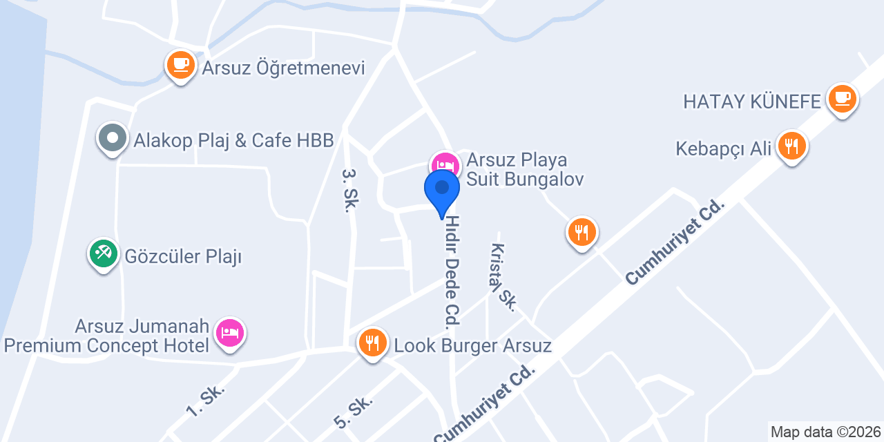 Arsuz Nail Bar konumu