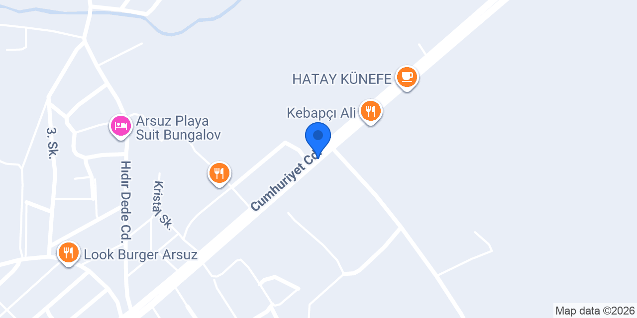 Arsuz Evrensel Anaokulu konumu