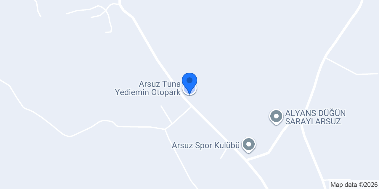 Arsuz Tuna Yediemin Otopark konumu
