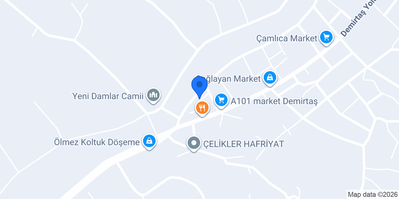 Demirtaş Huzur Otel konumu