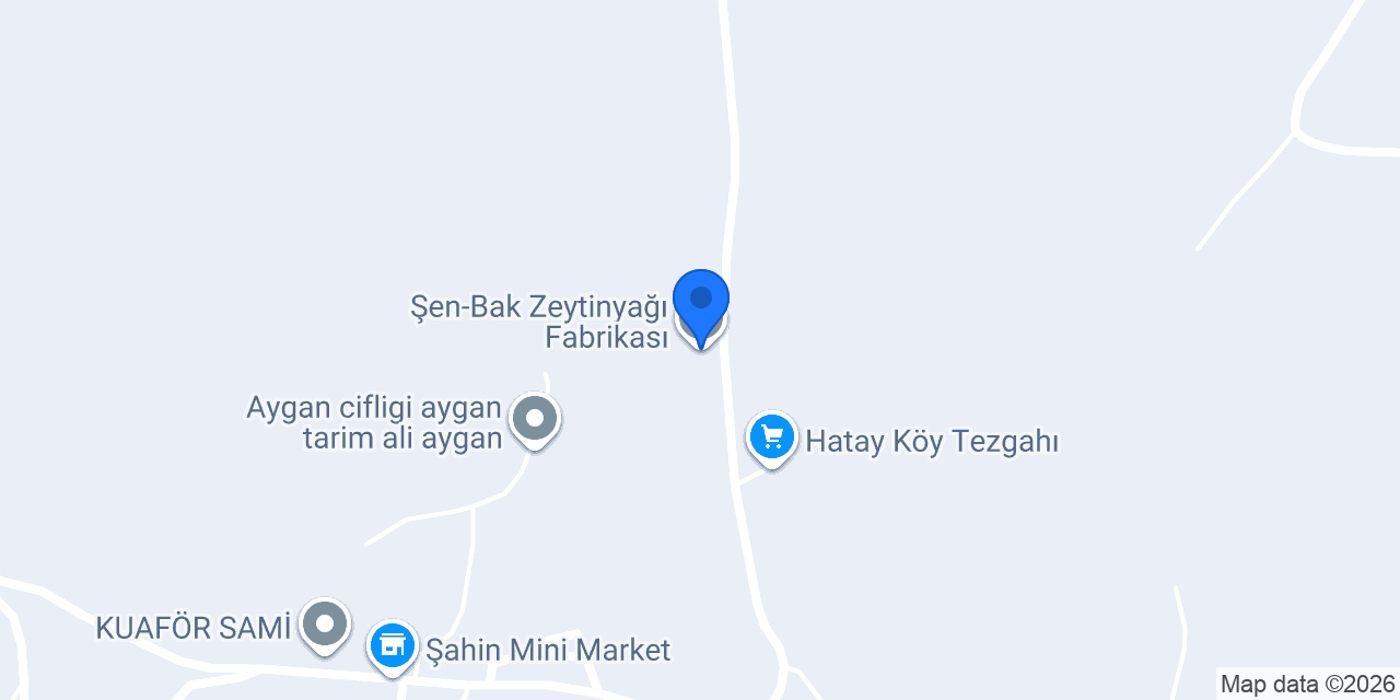 Şen-Bak Zeytinyağı Fabrikası konumu