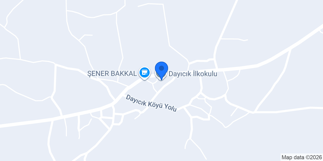 Dayıcık İlkokulu konumu