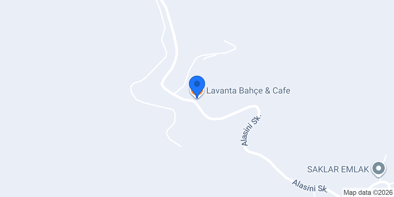Lavanta Bahçe & Cafe konumu