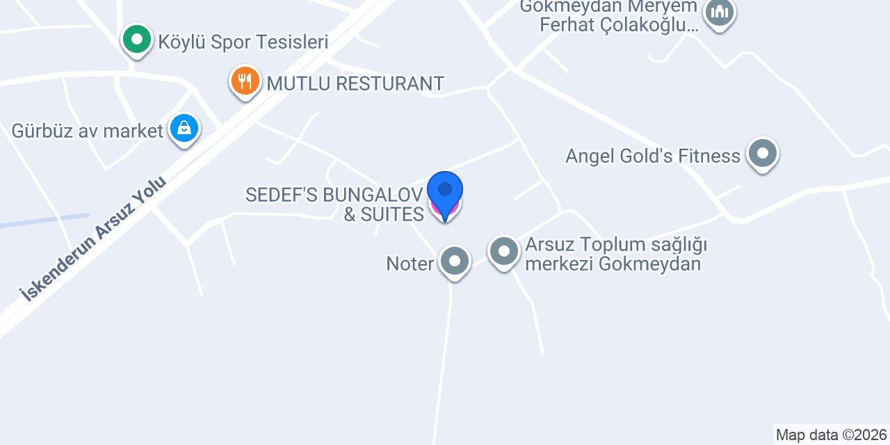 SEDEF'S BUNGALOV & SUITES konumu