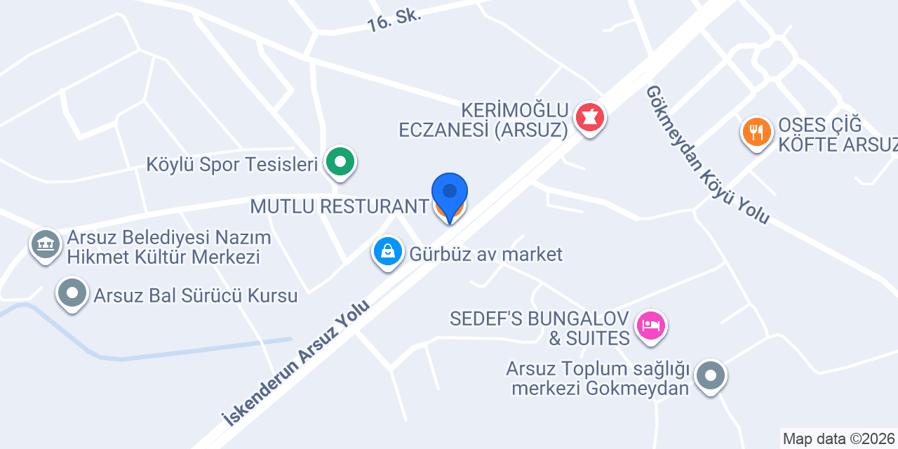 MUTLU RESTURANT konumu