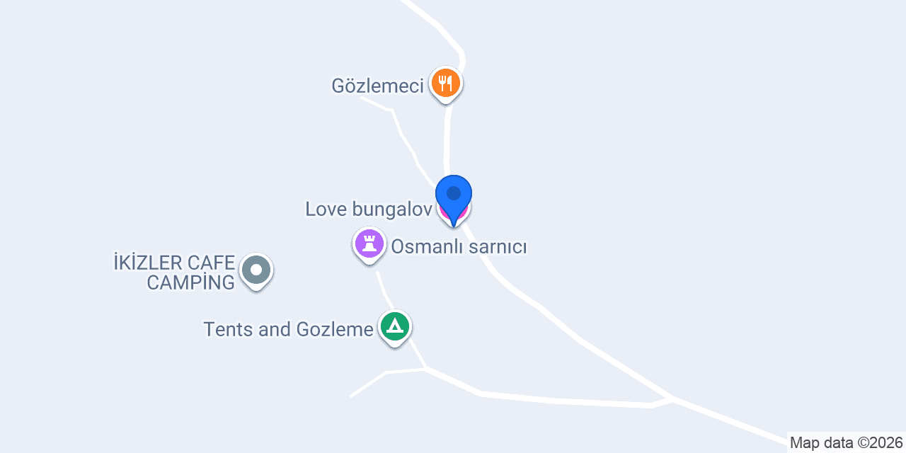 Love bungalov konumu