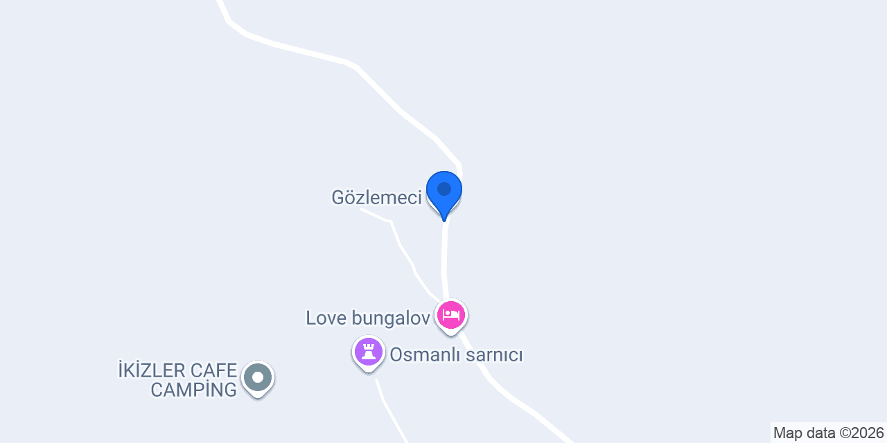 Çeti Camping konumu