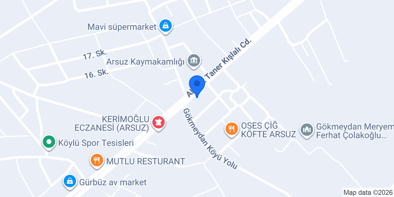Arsuz Kitap & Kırtasiye konumu