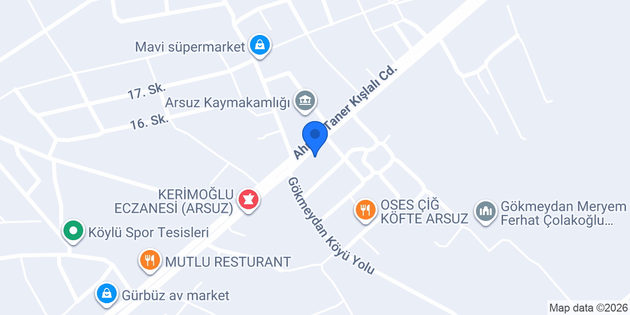Arsuz Auto Servis konumu