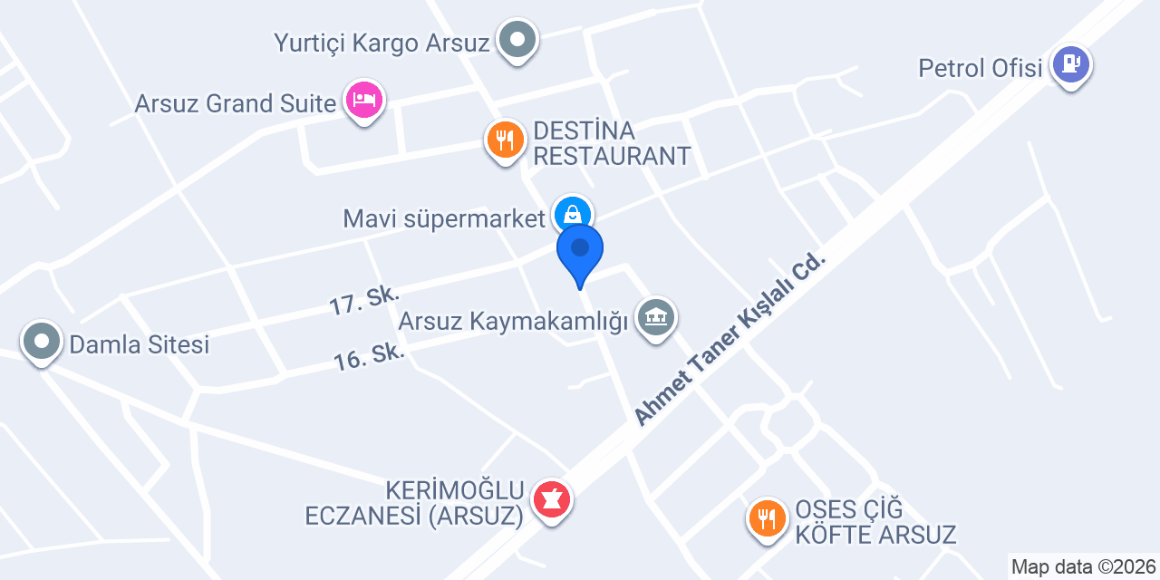 TOMRİS E&M CAFE RESTAURANT konumu