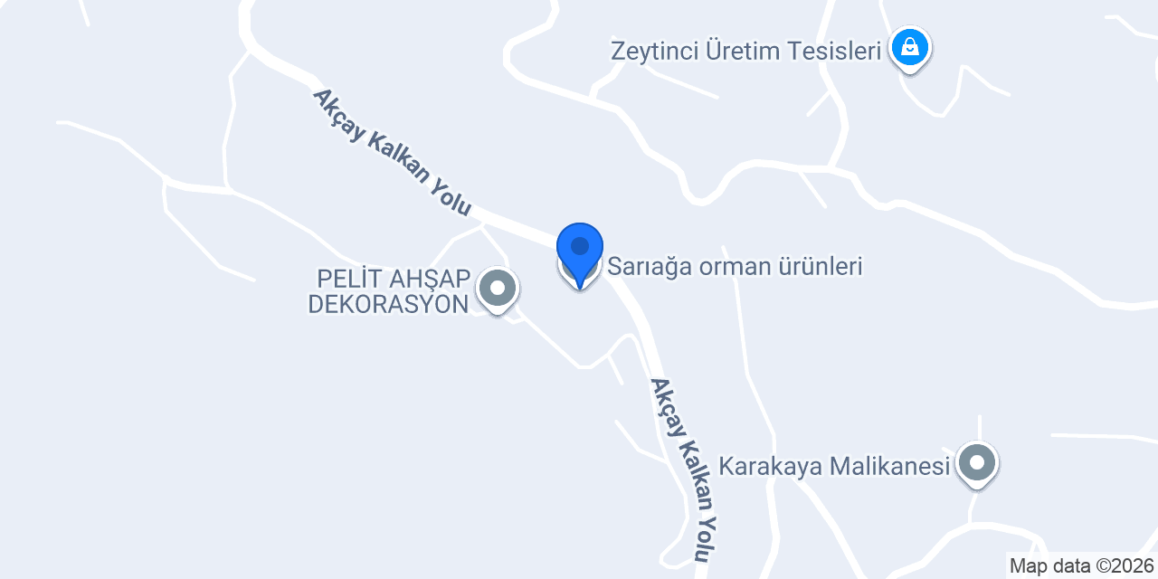 Sarıağa orman ürünleri konumu