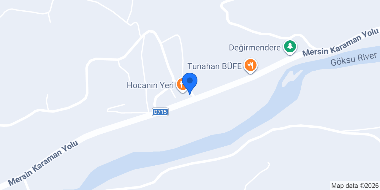 Öz Değirmendere Kasap konumu
