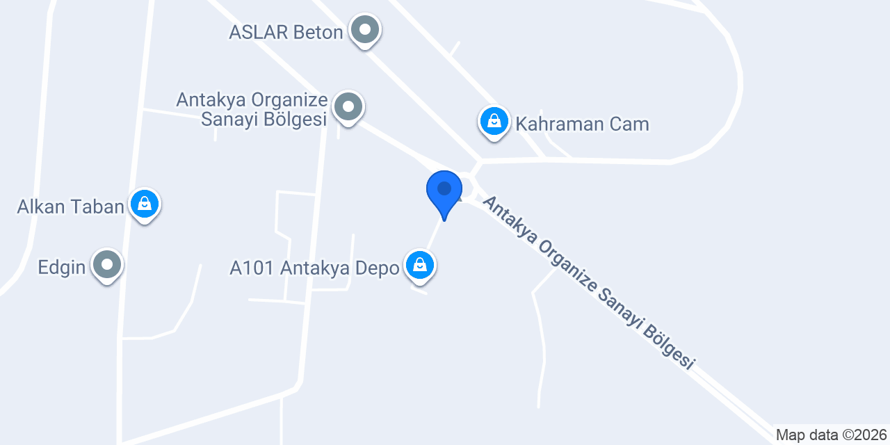 Hatay Sinerji Danışmanlık Çevre ve Proje Müh. Tic. Ltd. Şti. konumu