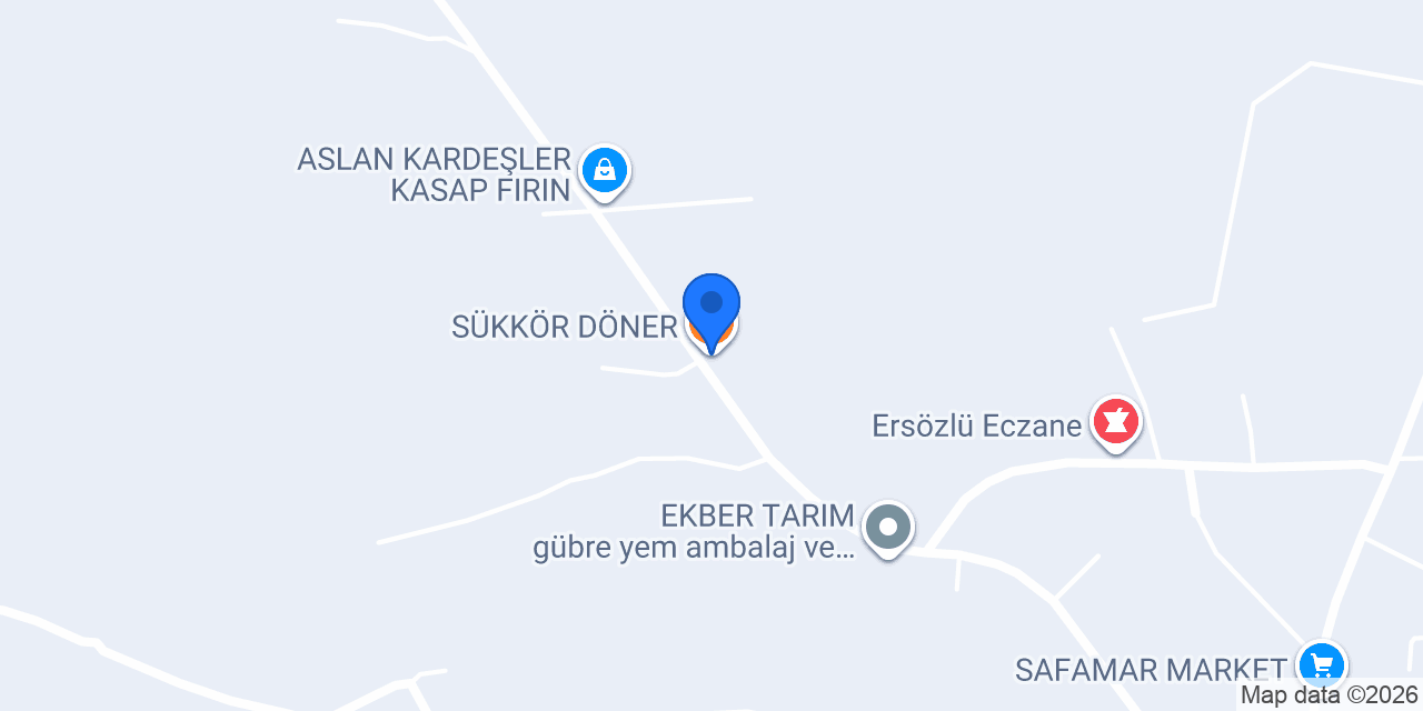 SÜKKÖR DÖNER konumu