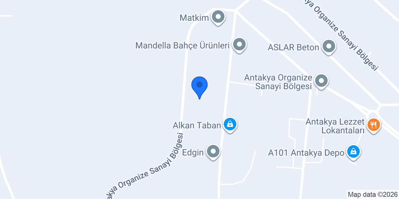 Alfebor Boru Sanayi konumu