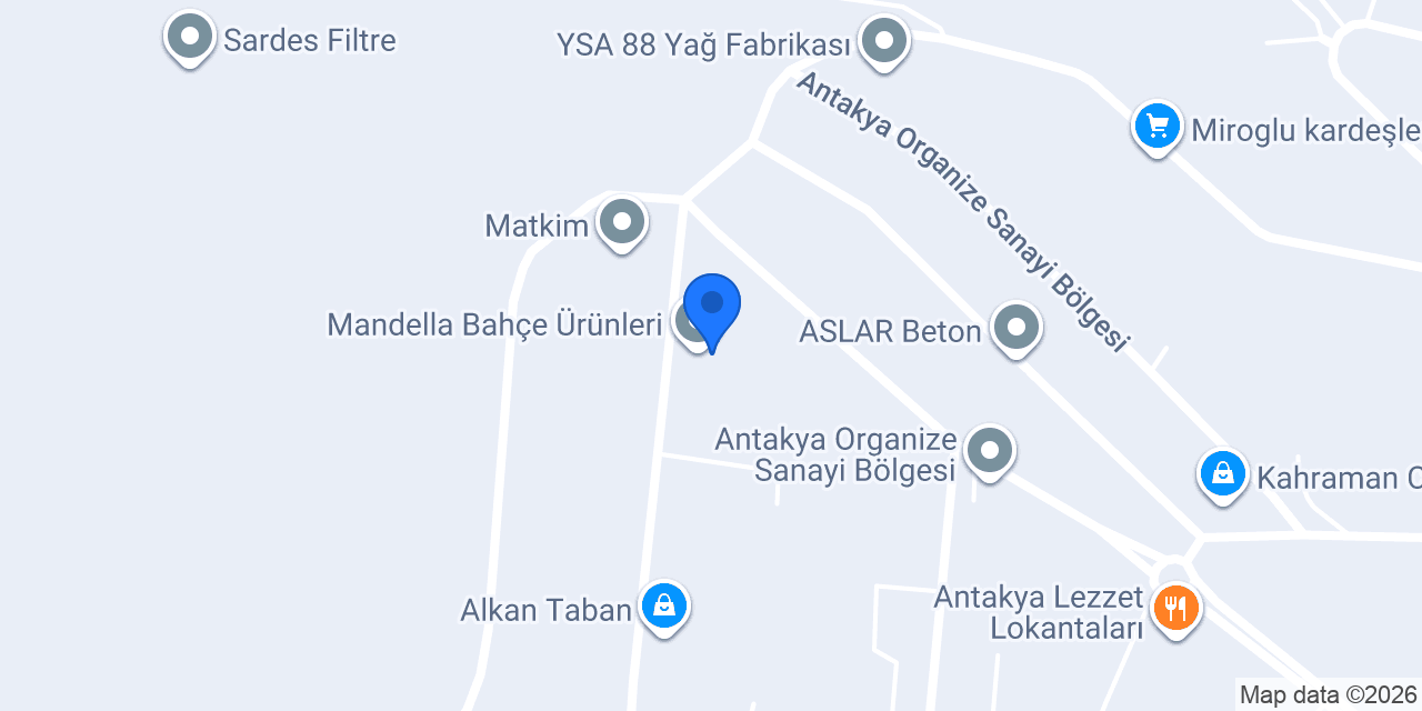 Mandella Bahçe Ürünleri konumu