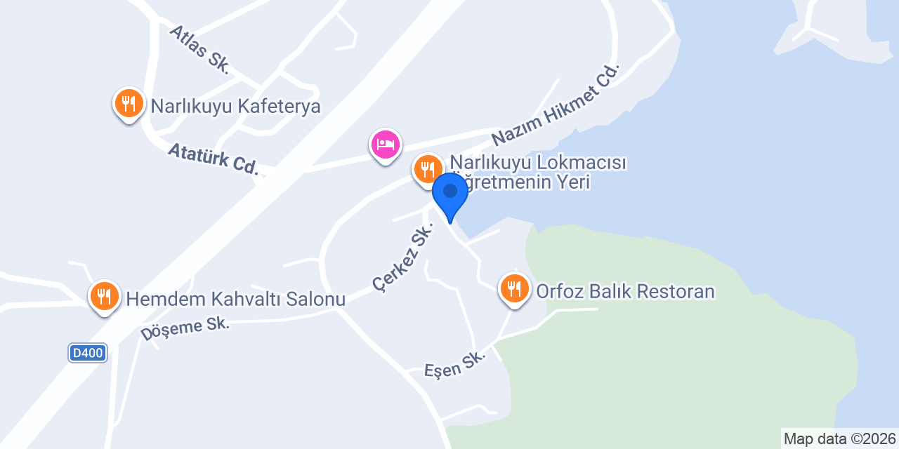 Çınaraltı Balık Restoran konumu