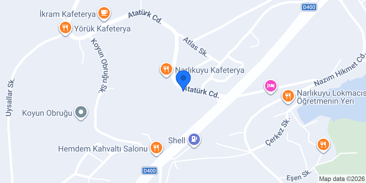 Kekik Cafe Kahvaltı Narlıkuyu konumu