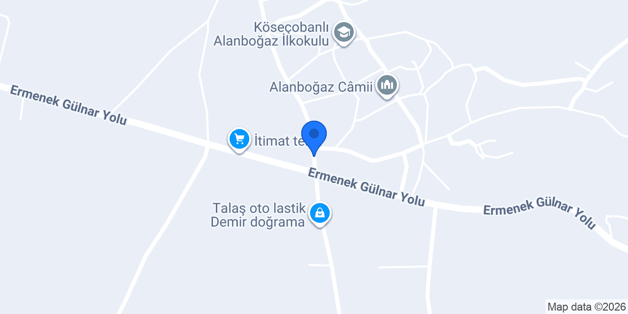 Ptt-köseçobanlı Şubesi konumu