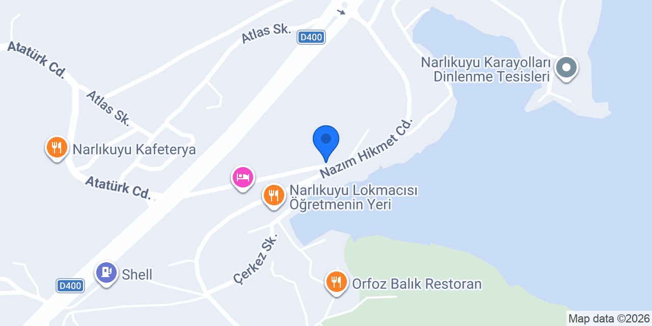Arda Kafeterya Kahvaltı Salonu konumu