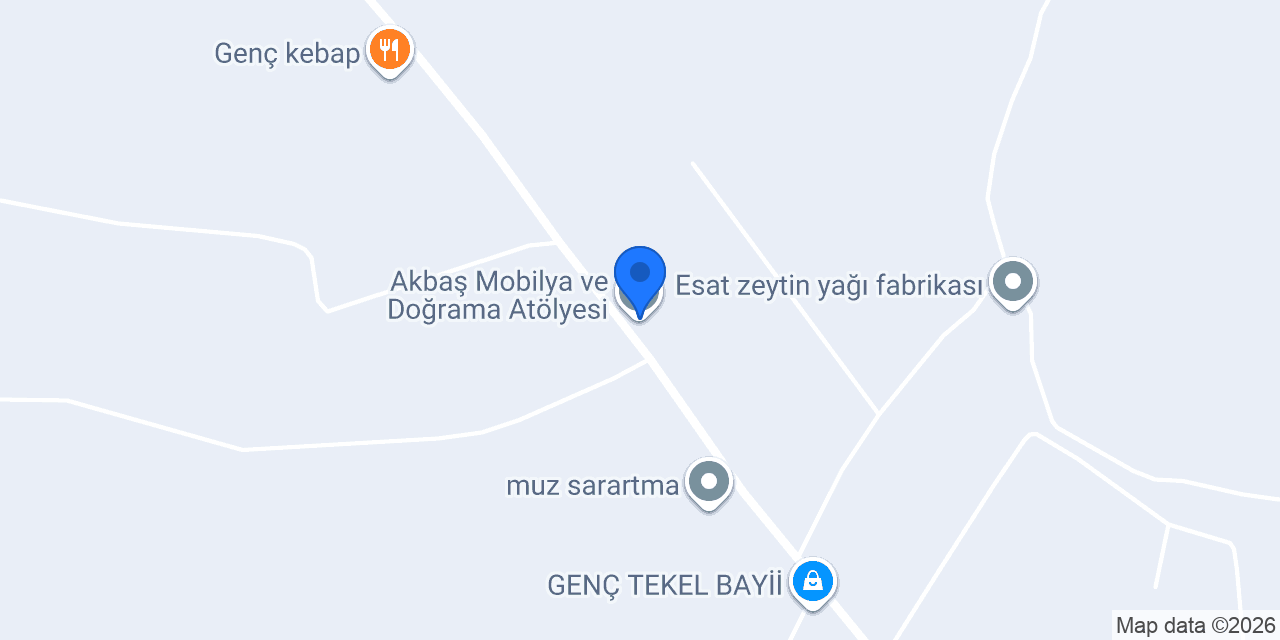 Akbaş Mobilya ve Doğrama Atölyesi konumu
