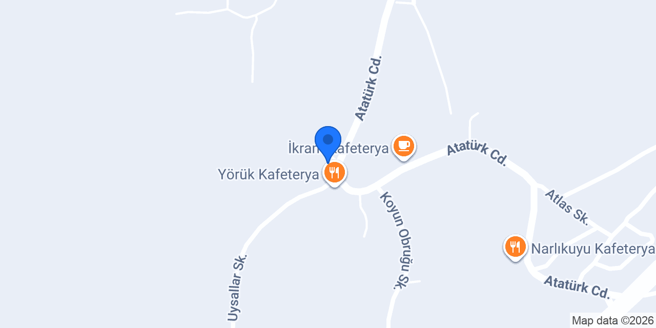 Akdeniz Kafeterya konumu