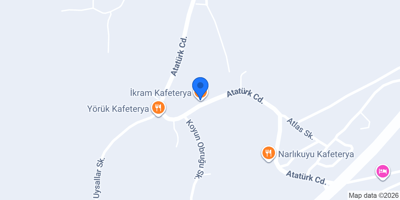 İkram Kafeterya konumu