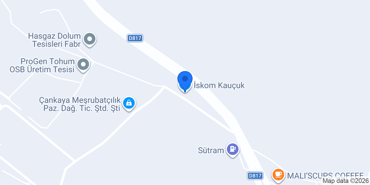 İskom Kauçuk konumu