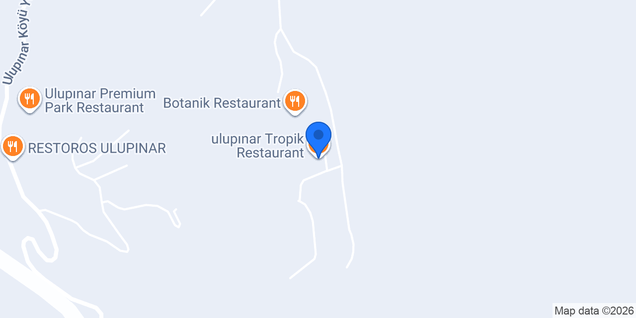 ulupınar Tropik Restaurant konumu