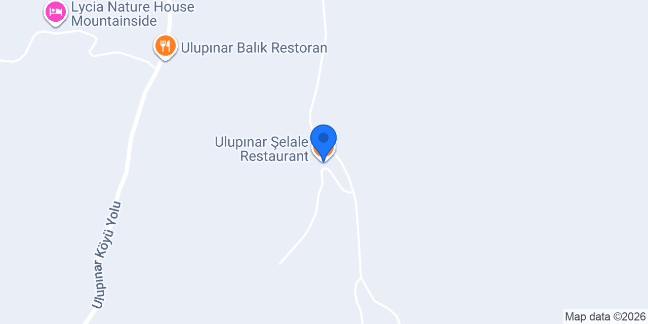 Ulupınar Şelale Restaurant konumu