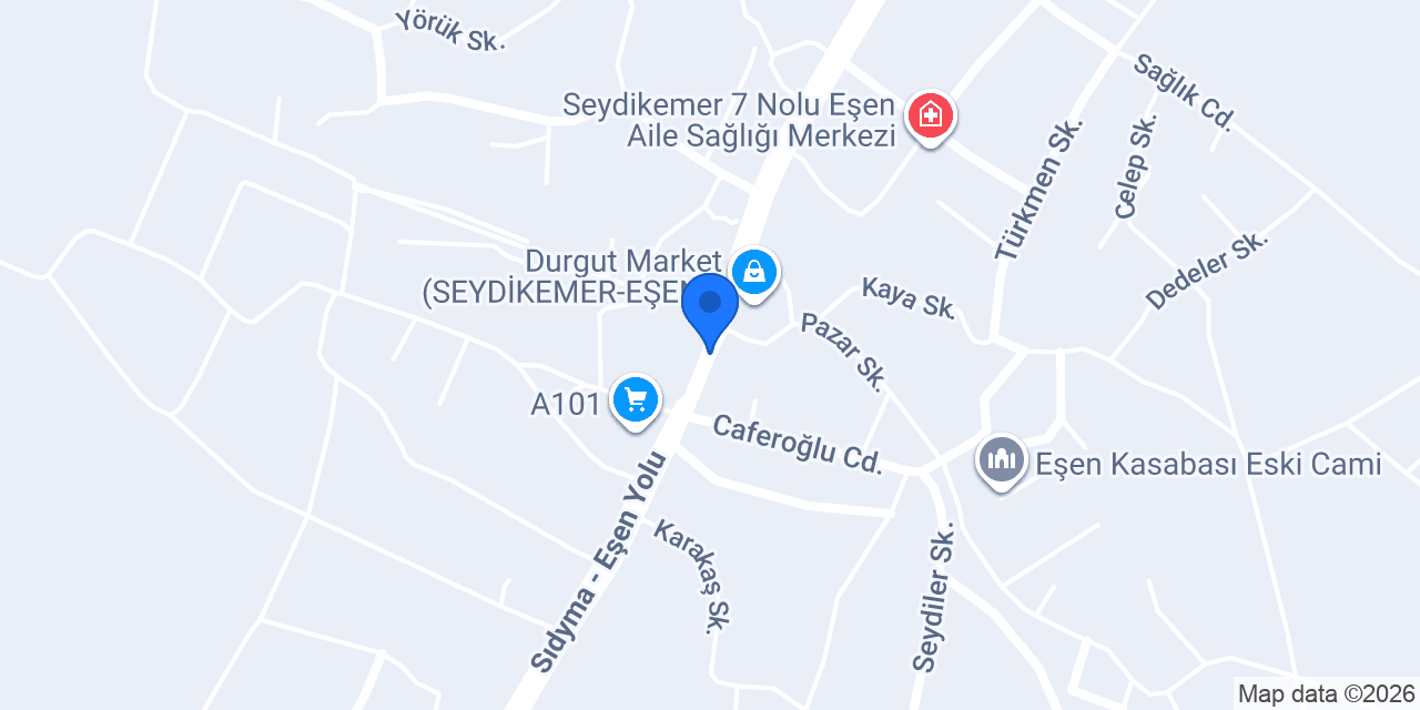 Zeytin Pansiyon konumu