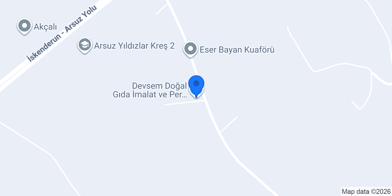 Devsem Doğal Gıda İmalat ve Per. Satışı / Şarküteri konumu
