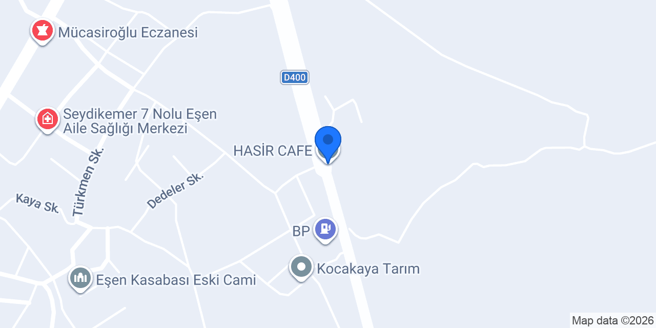 HASİR CAFE konumu