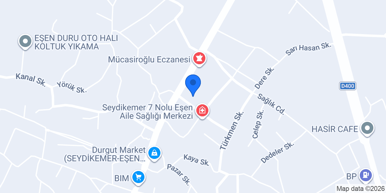 Eşen İlköğretim Okulu konumu