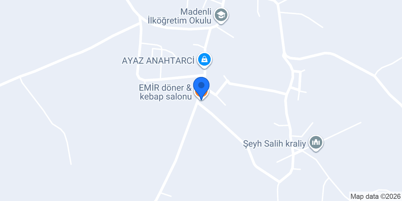 EMİR döner & kebap salonu konumu